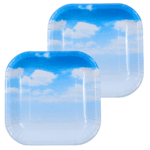 Custom Square Paper Plates Manufacturer